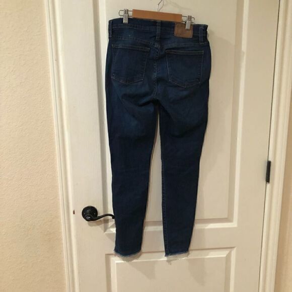 J. Crew toothpick denim jeans frayed hem‎ size 27 - Picture 4 of 6